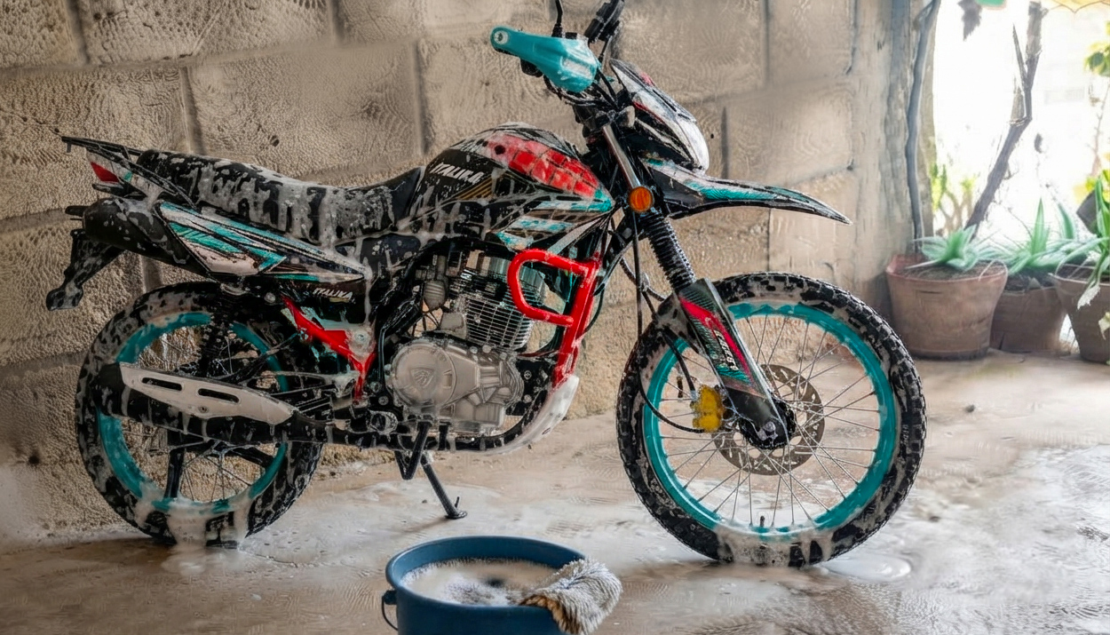 Resultado Lavado Moto 3